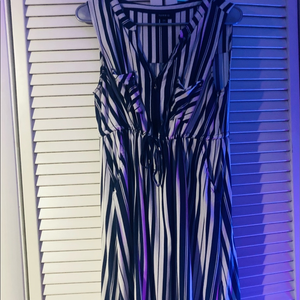 TORRID nautical plus size dress